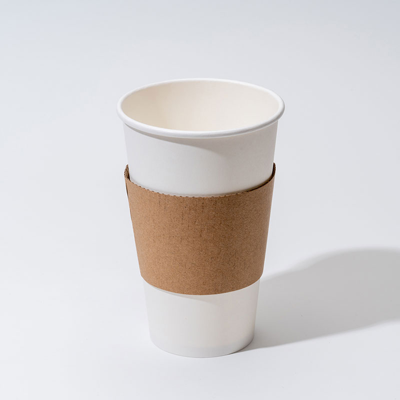 ปลอกถ้วยกาแฟแบบย่อยสลายได้พร้อมโลโก้
